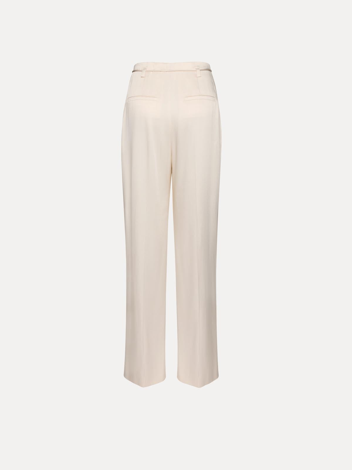 SPODNIE GARNITUROWE LYS OFF WHITE