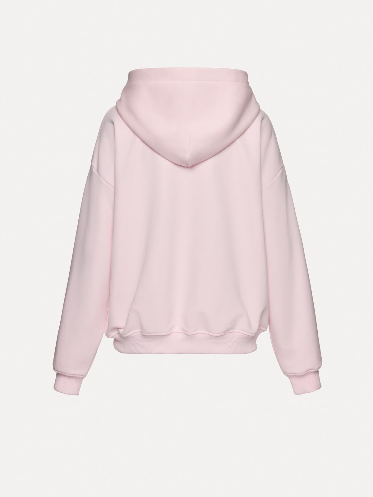 BLUZA Z KAPTUREM SYDNEY PASTEL PINK