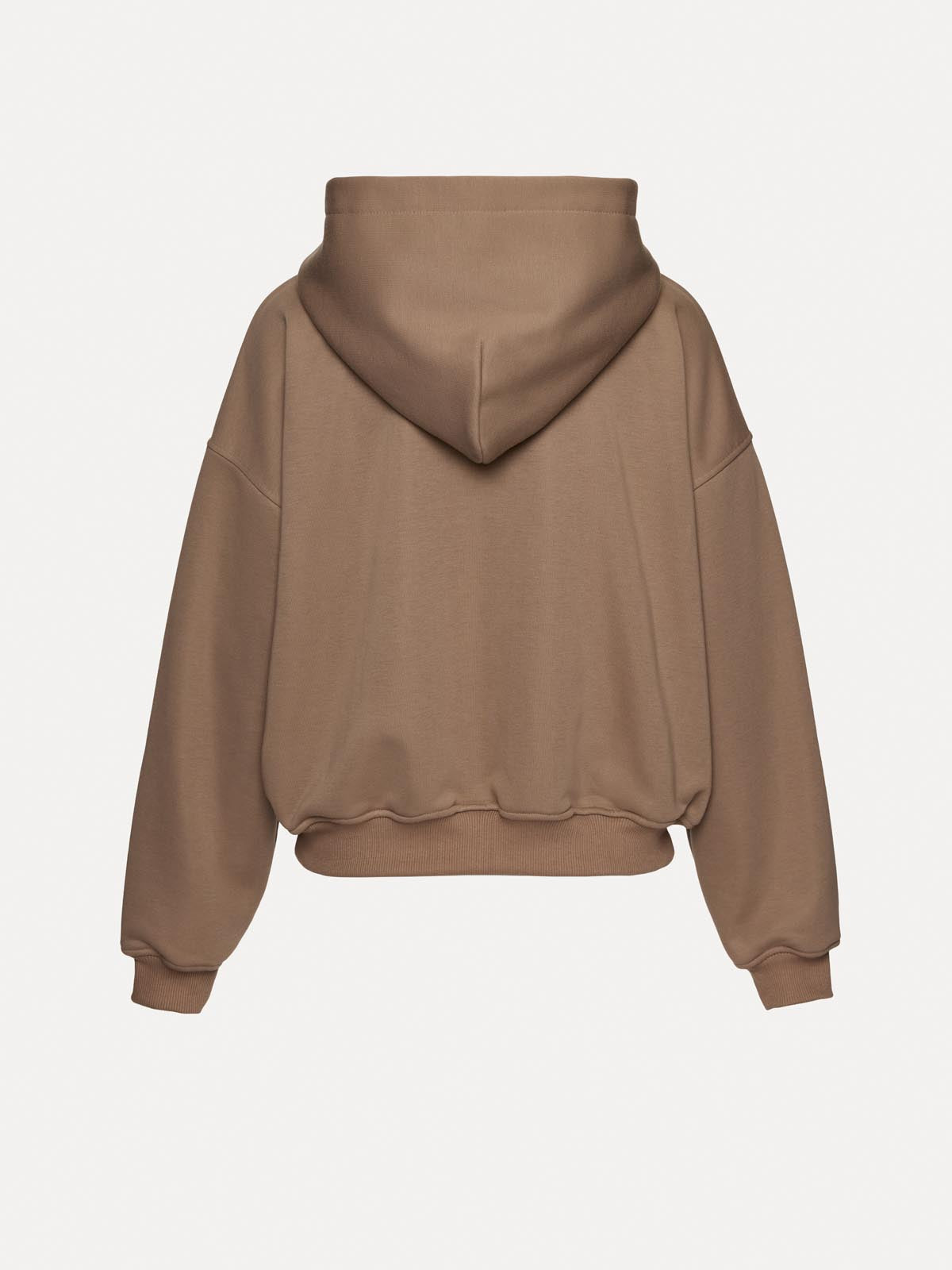 BLUZA Z KAPTUREM BROOK TAUPE