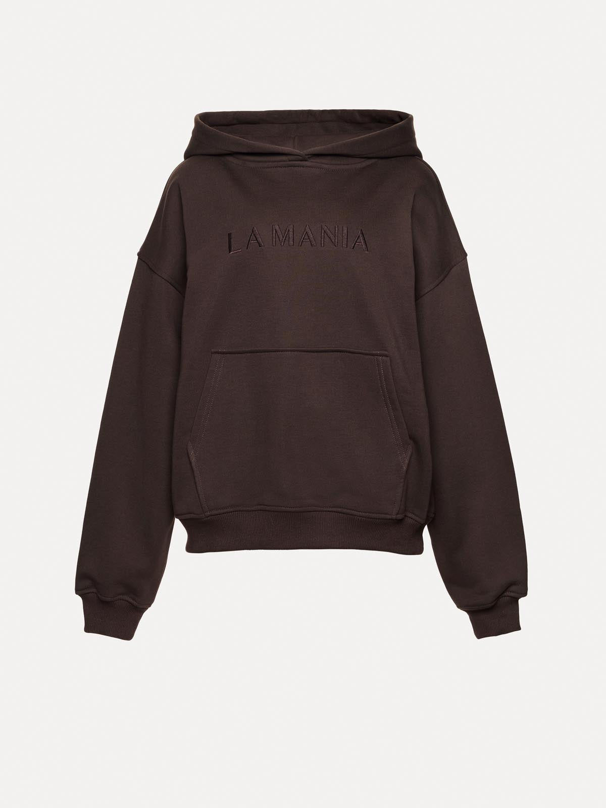 BLUZA Z KAPTUREM BROOK DARK CHOCOLATE