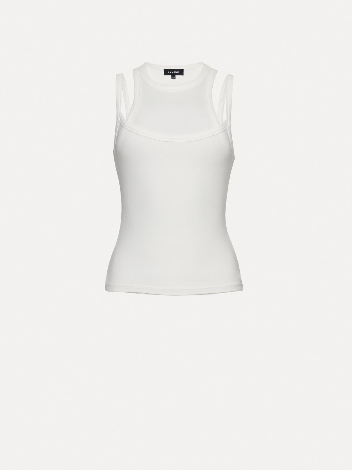 TOP KERSEY OFF WHITE