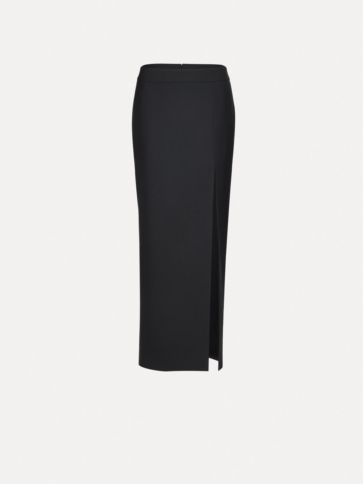 SPÓDNICA MAXI MOVI BLACK