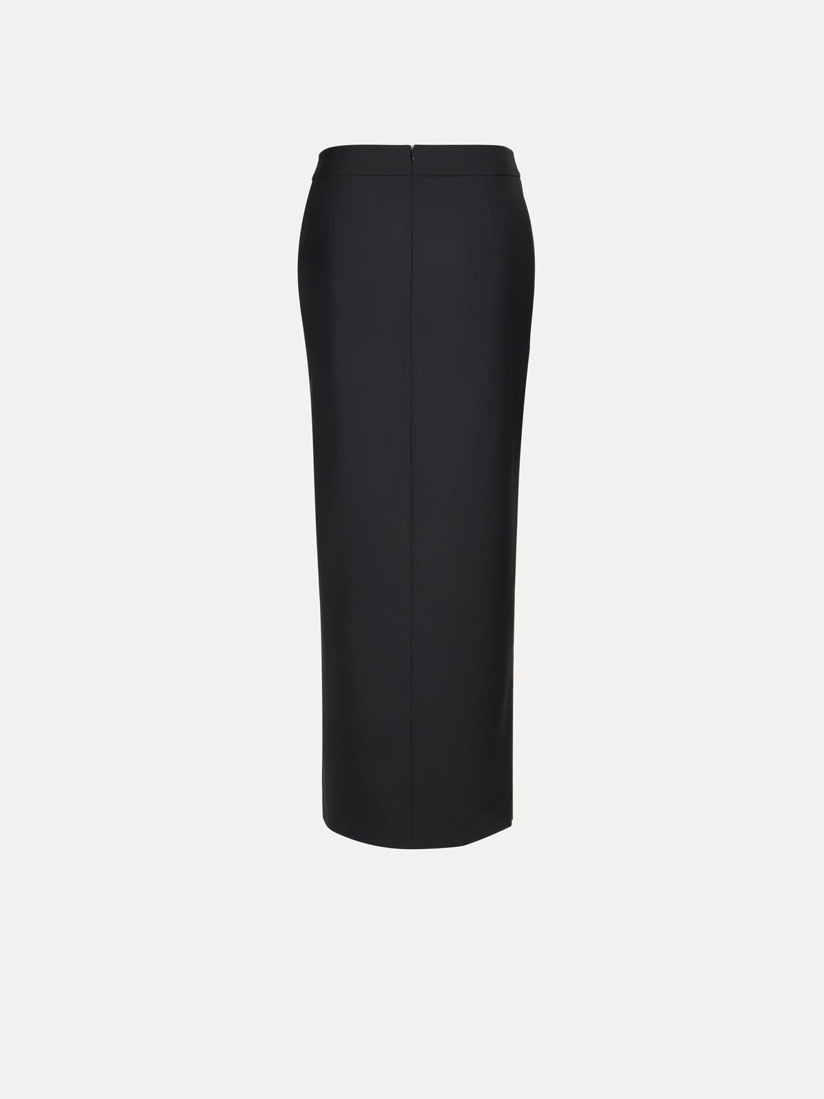 SPÓDNICA MAXI MOVI BLACK