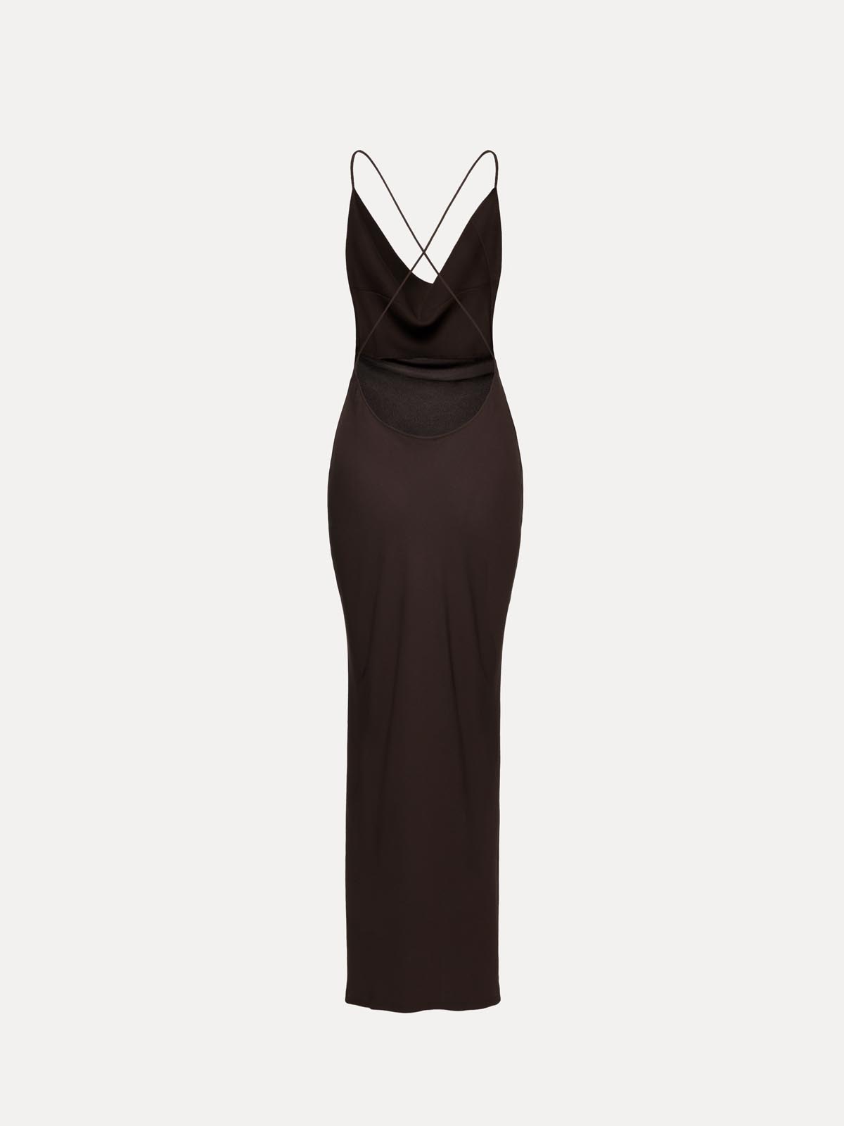 SUKIENKA MAXI NOCHES DARK CHOCOLATE