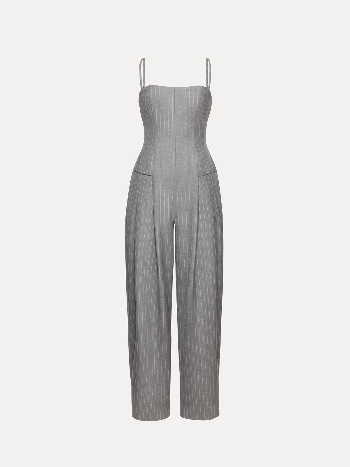 KOMBINEZON ORIA GREY-WHITE