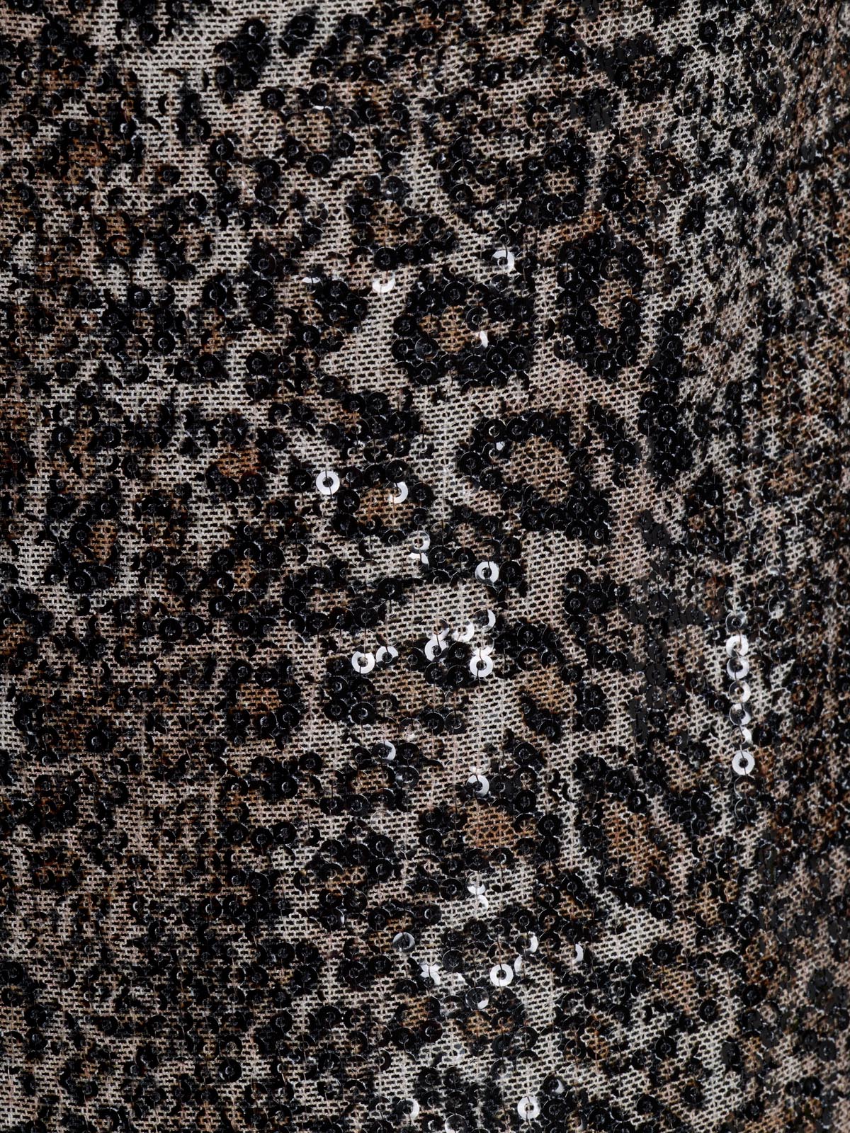 SUKIENKA MIDI RIVO BLACK-BROWN