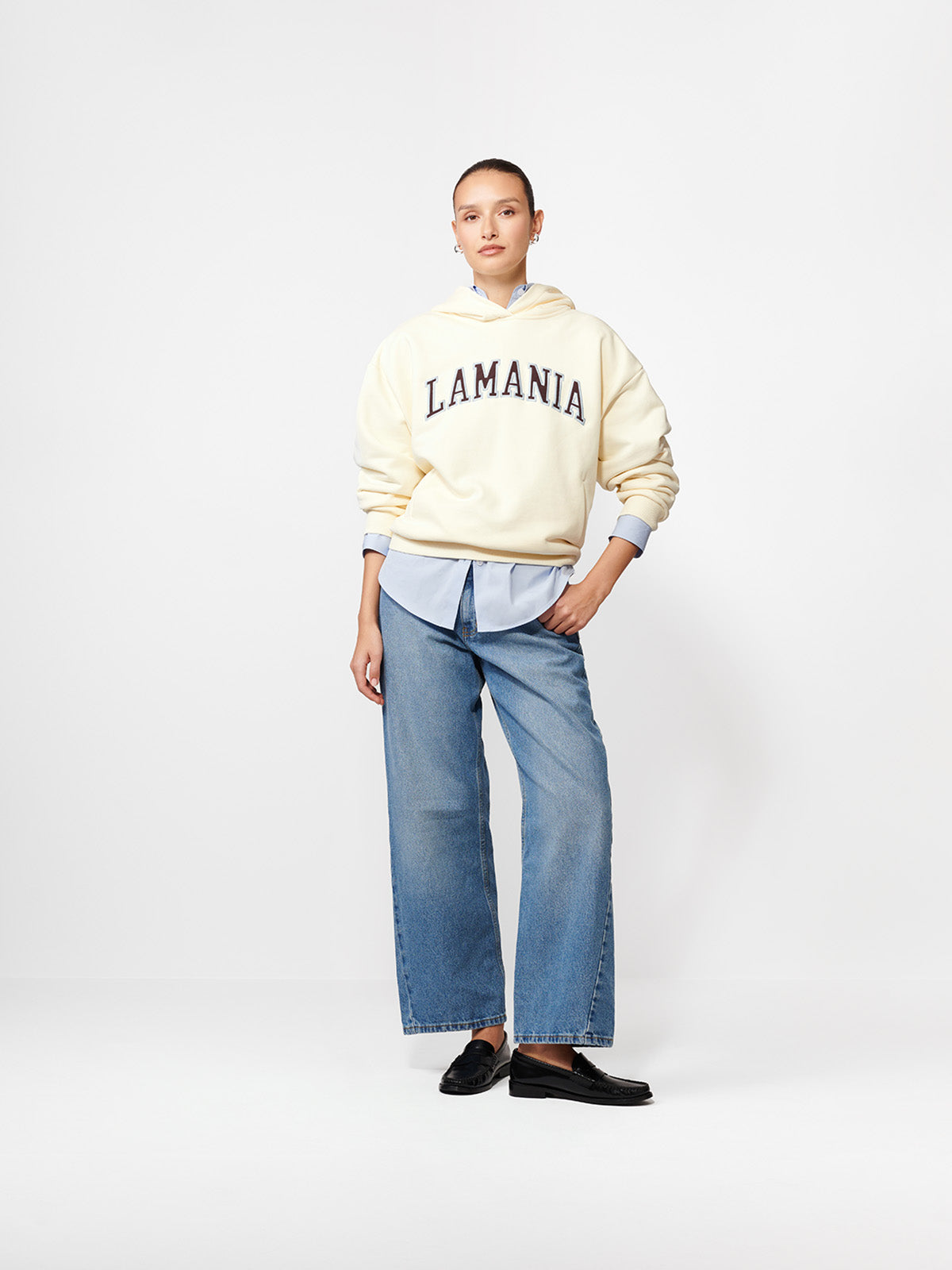 BLUZA Z KAPTUREM LOS BUTTER YELLOW