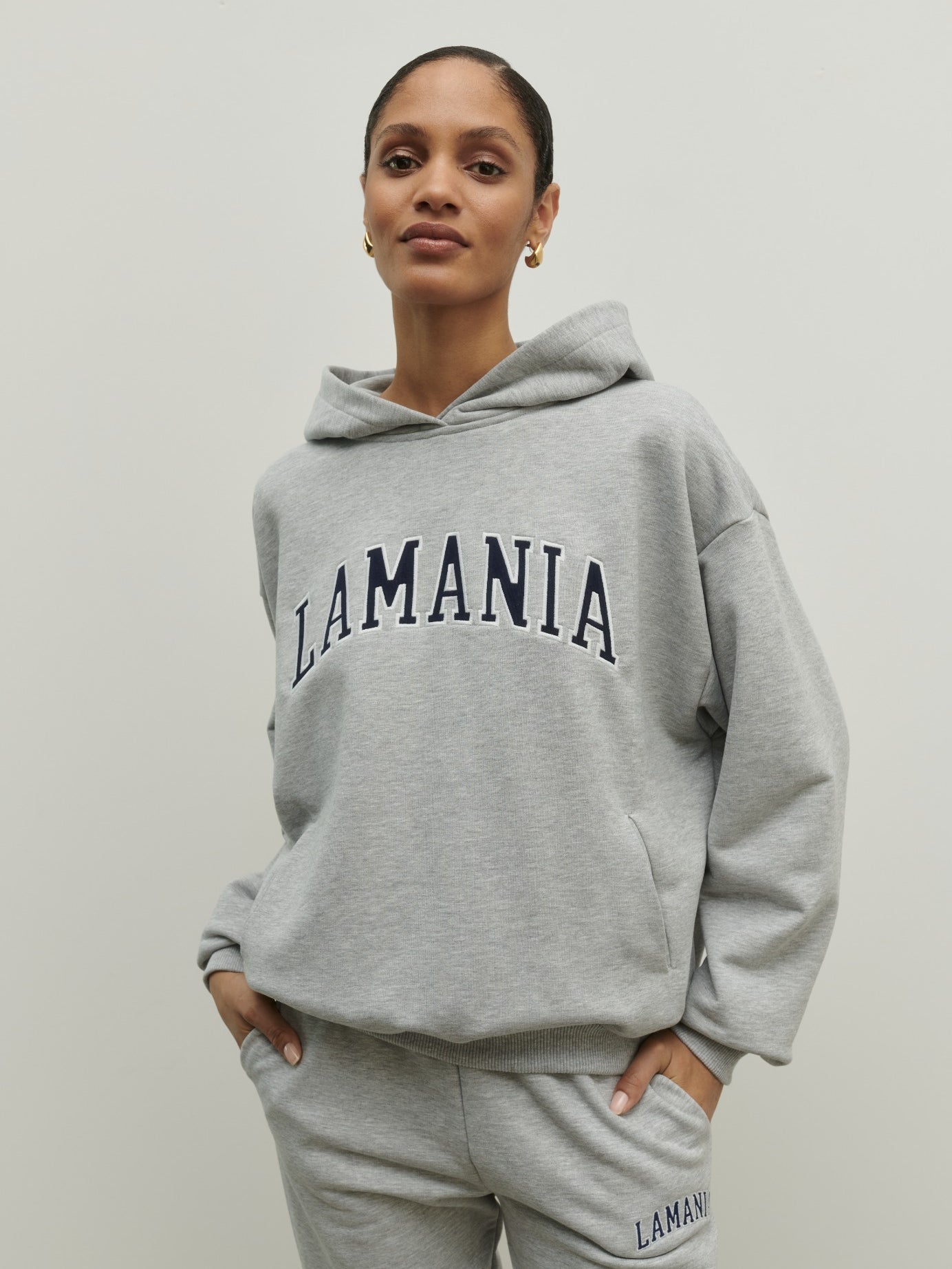 BLUZA Z KAPTUREM LOS GREY