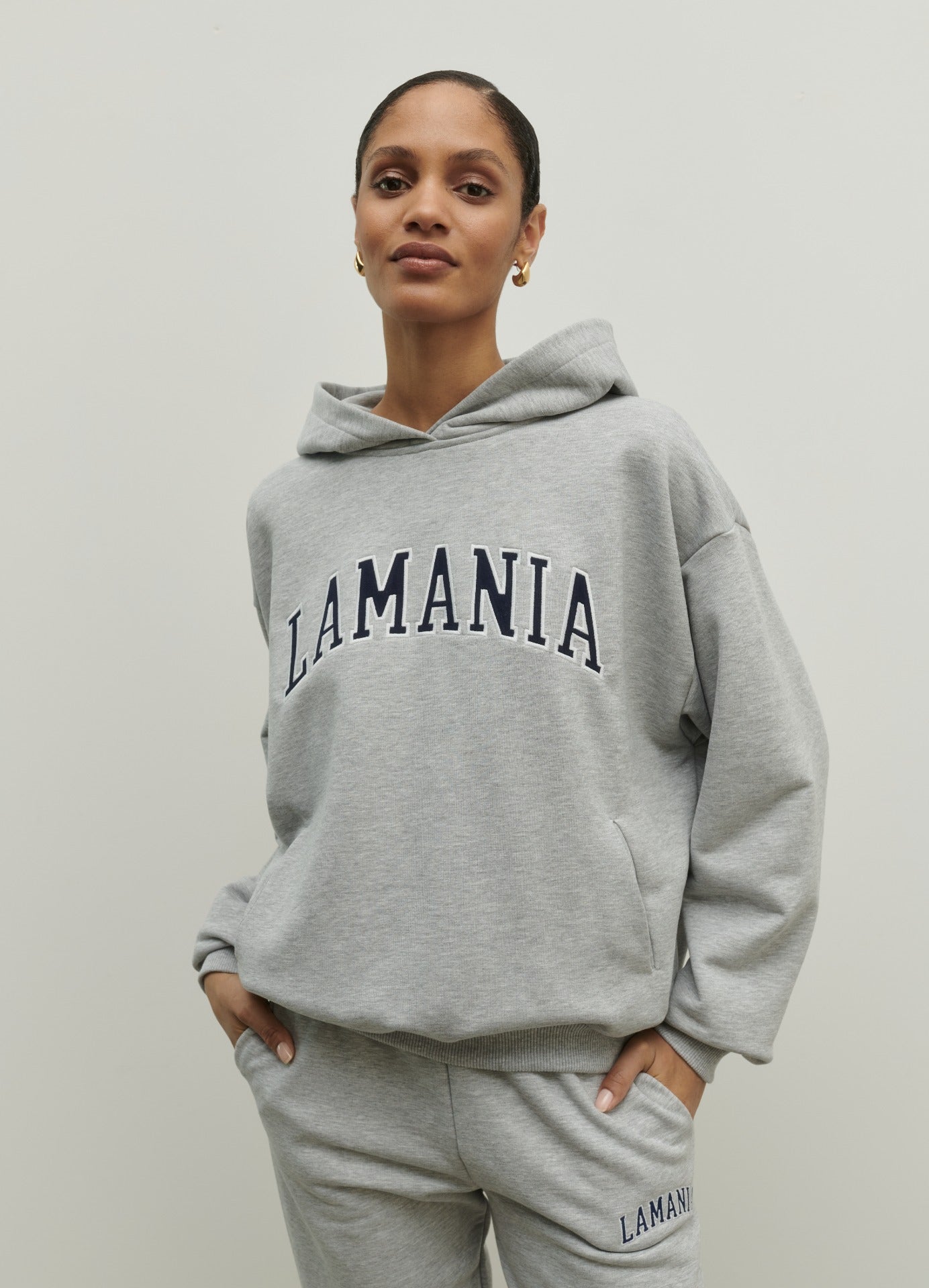 BLUZA Z KAPTUREM LOS GREY
