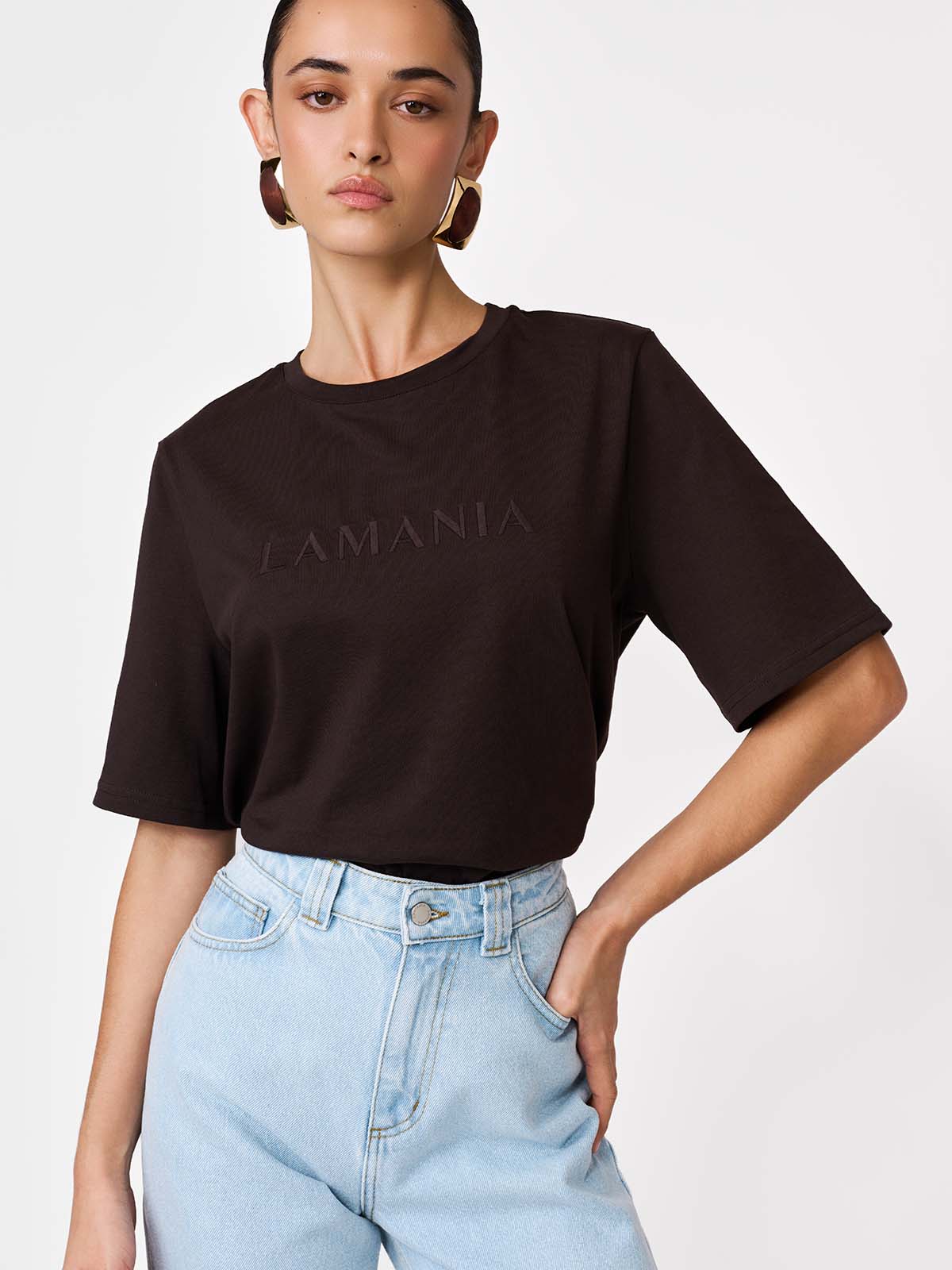T-SHIRT LUCY DARK CHOCOLATE