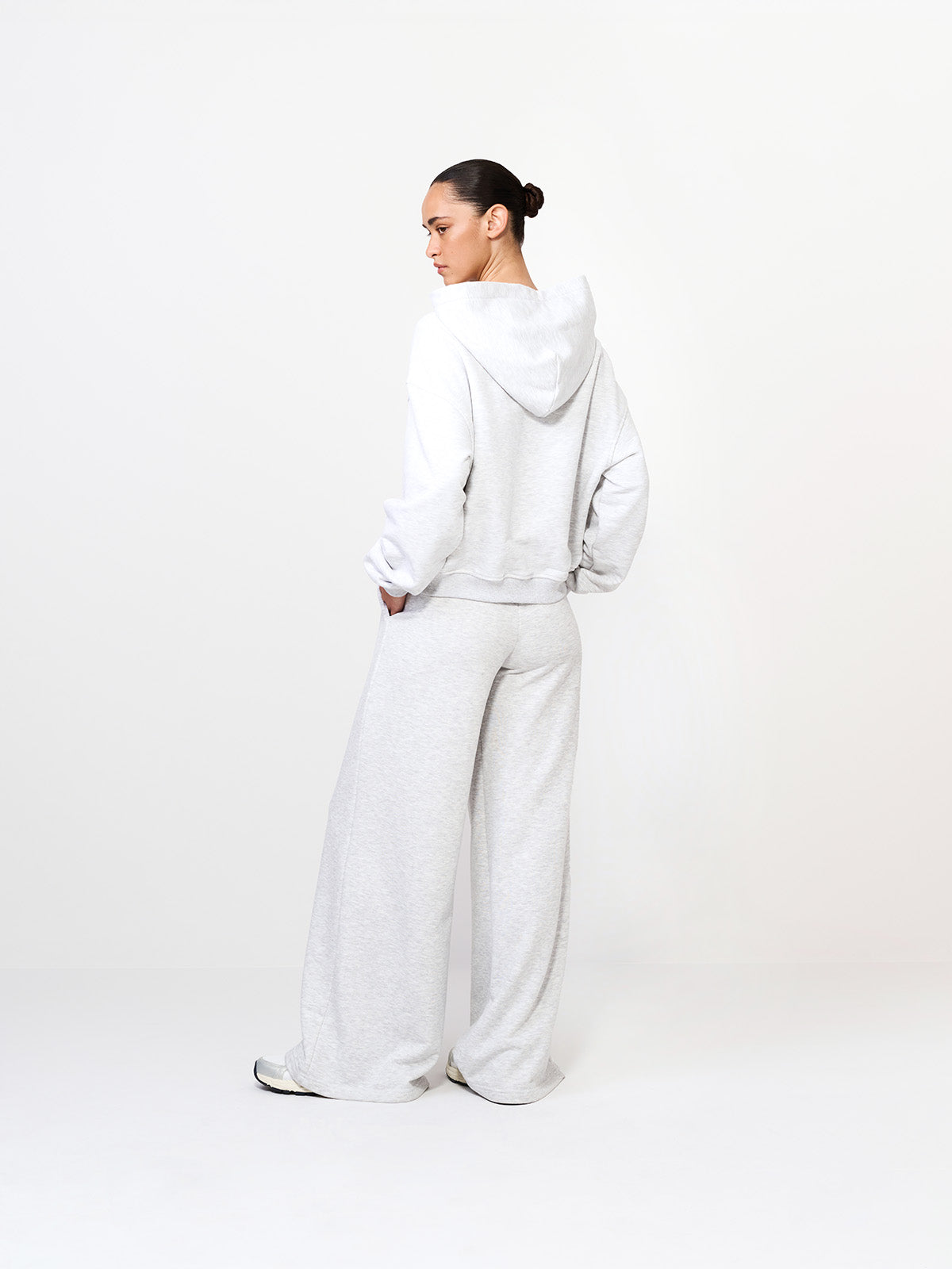 BLUZA Z KAPTUREM LUMA GREY MELANGE