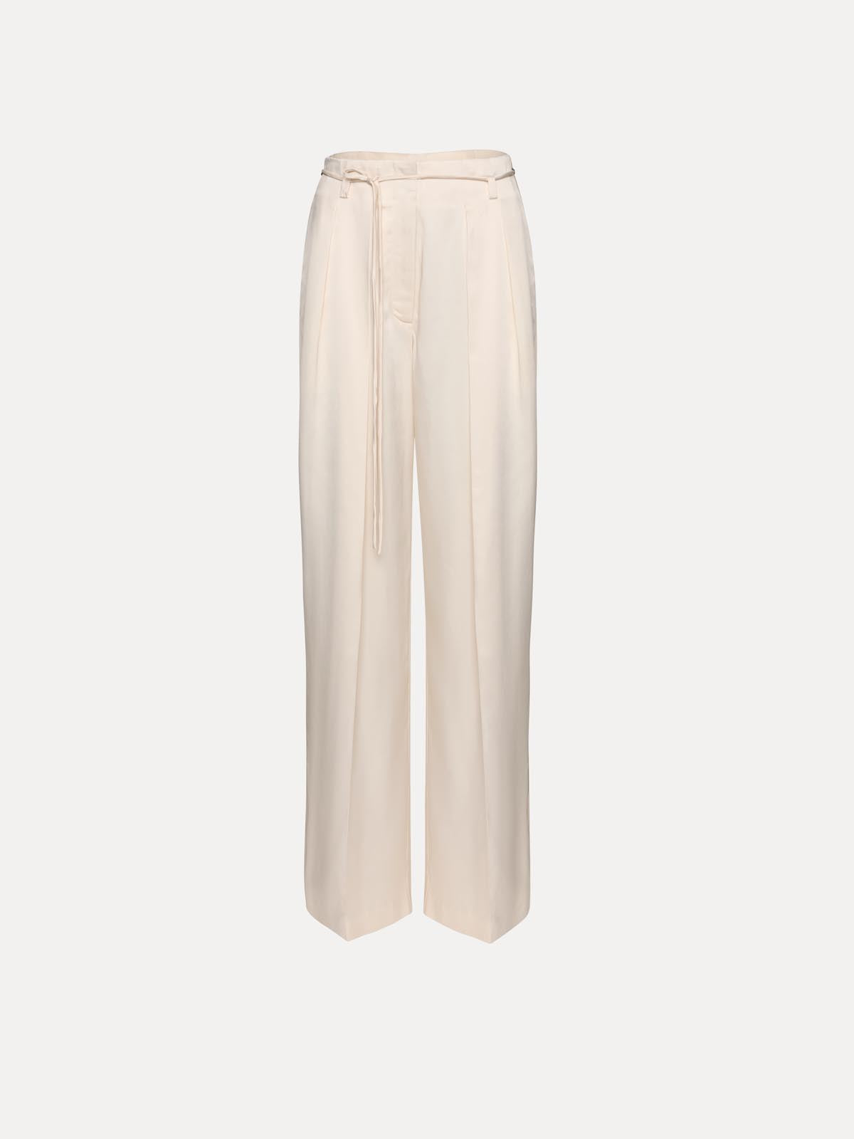SPODNIE GARNITUROWE LYS OFF WHITE