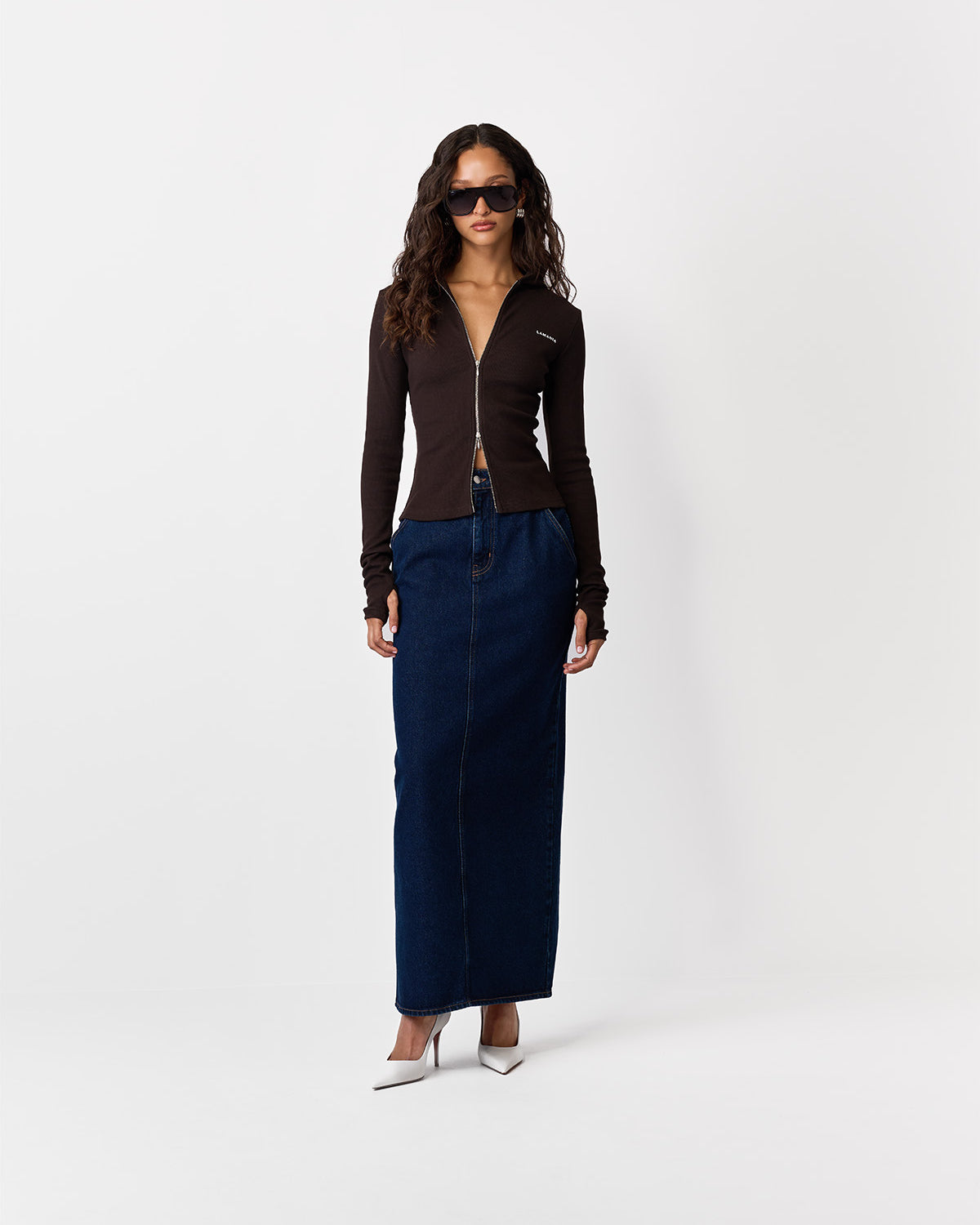 BLUZA Z KAPTUREM MANDY DARK CHOCOLATE