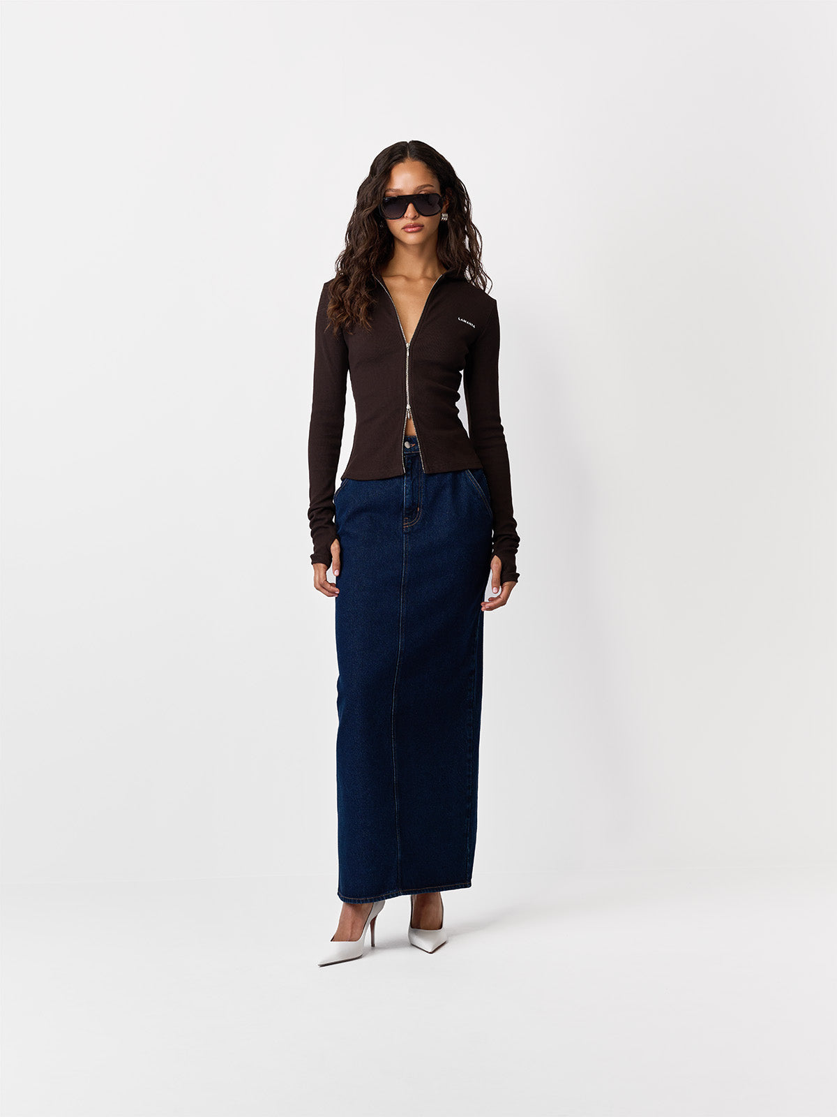 BLUZA Z KAPTUREM MANDY DARK CHOCOLATE
