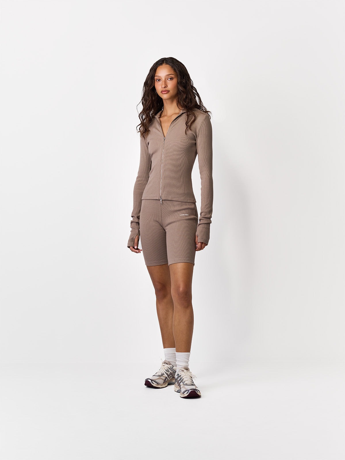 BLUZA Z KAPTUREM MANDY TAUPE