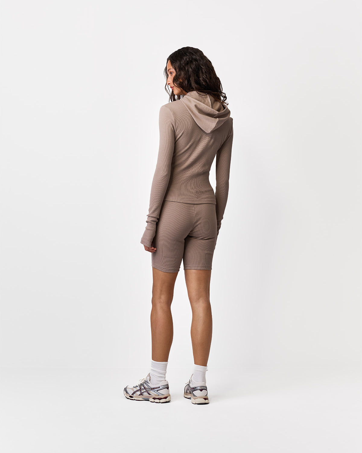 BLUZA Z KAPTUREM MANDY TAUPE