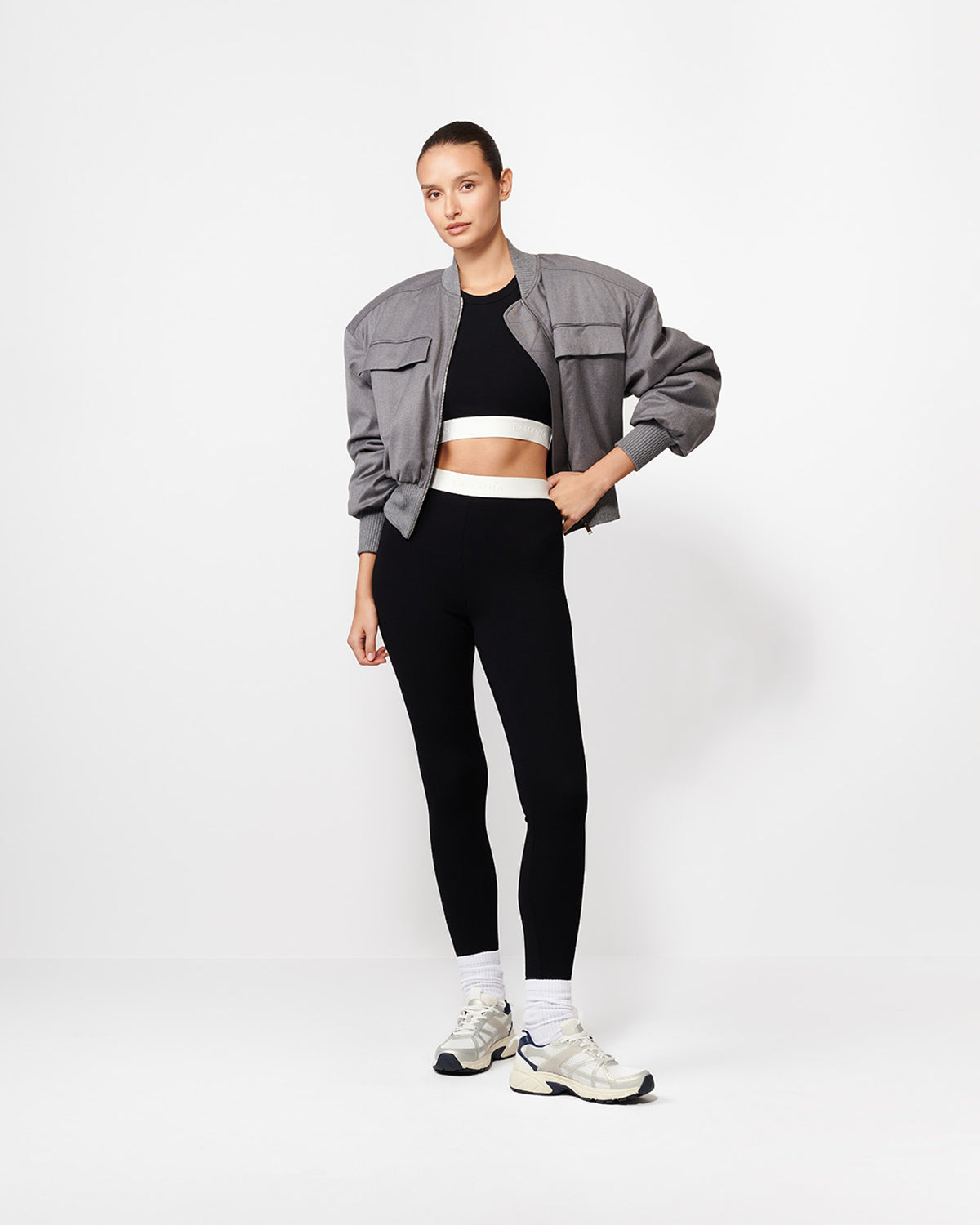 CROP TOP CANIS BLACK