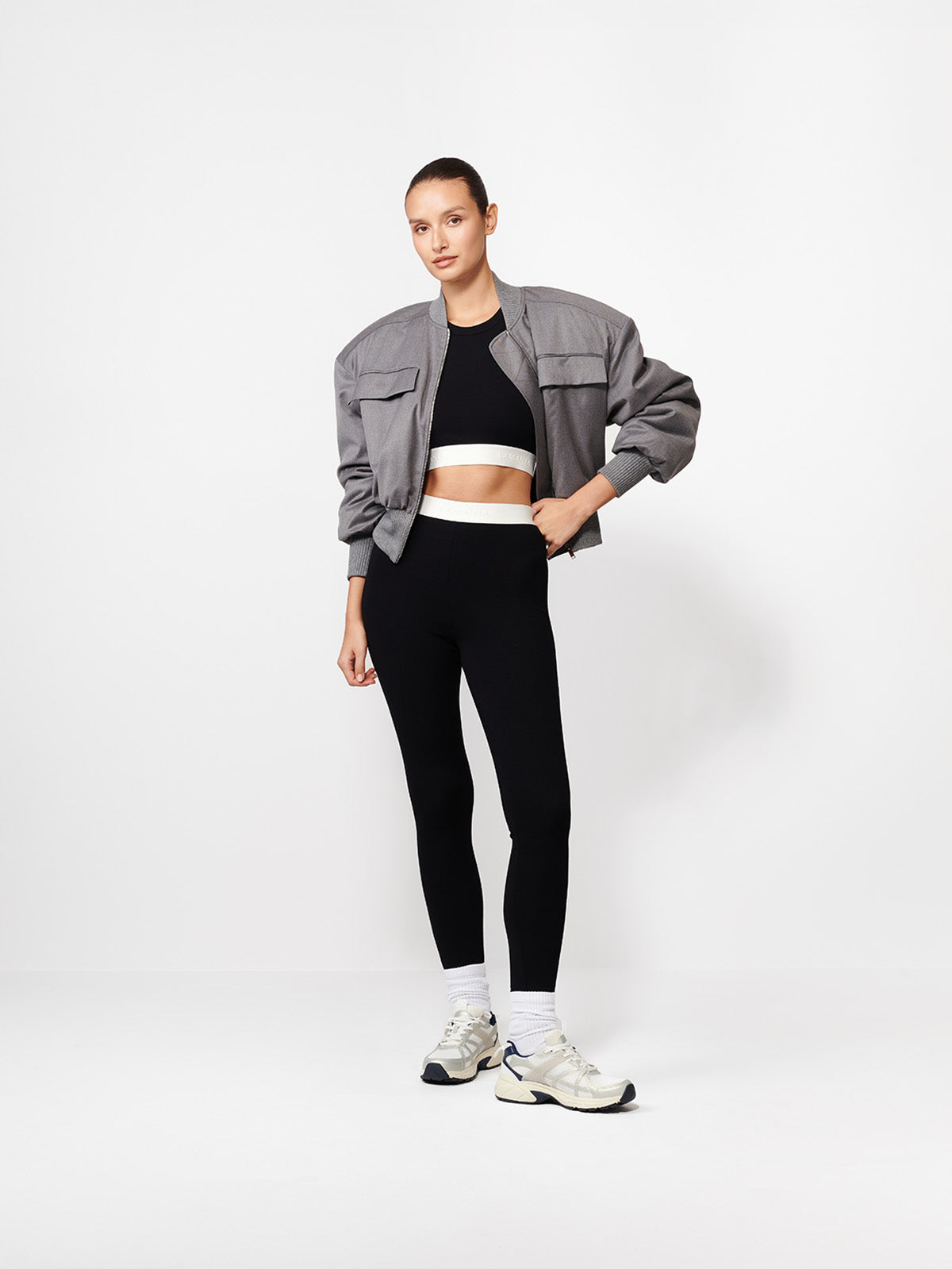 CROP TOP CANIS BLACK