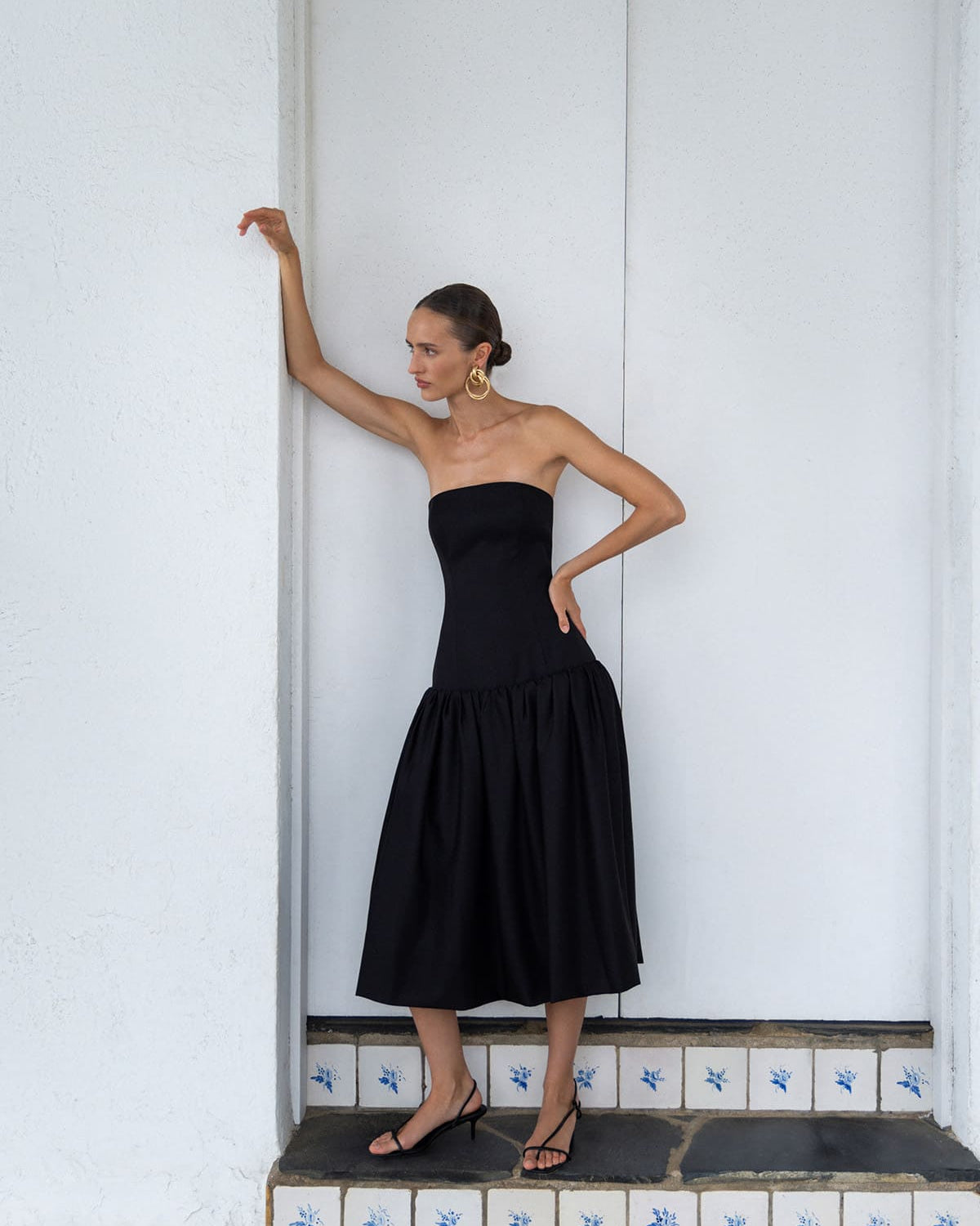 SUKIENKA MIDI GRAZIE BLACK