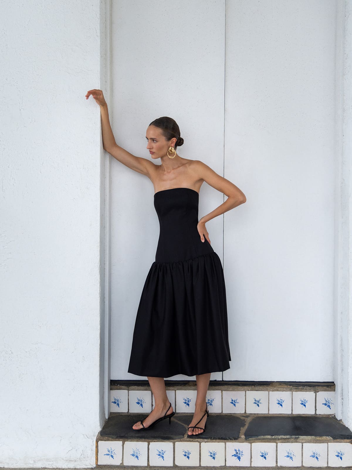 SUKIENKA MIDI GRAZIE BLACK