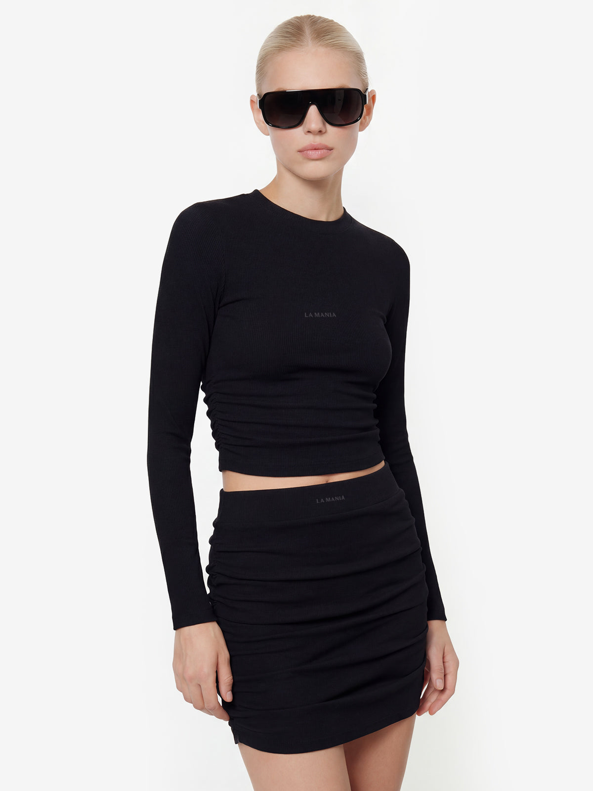 SPÓDNICA WAVE BLACK