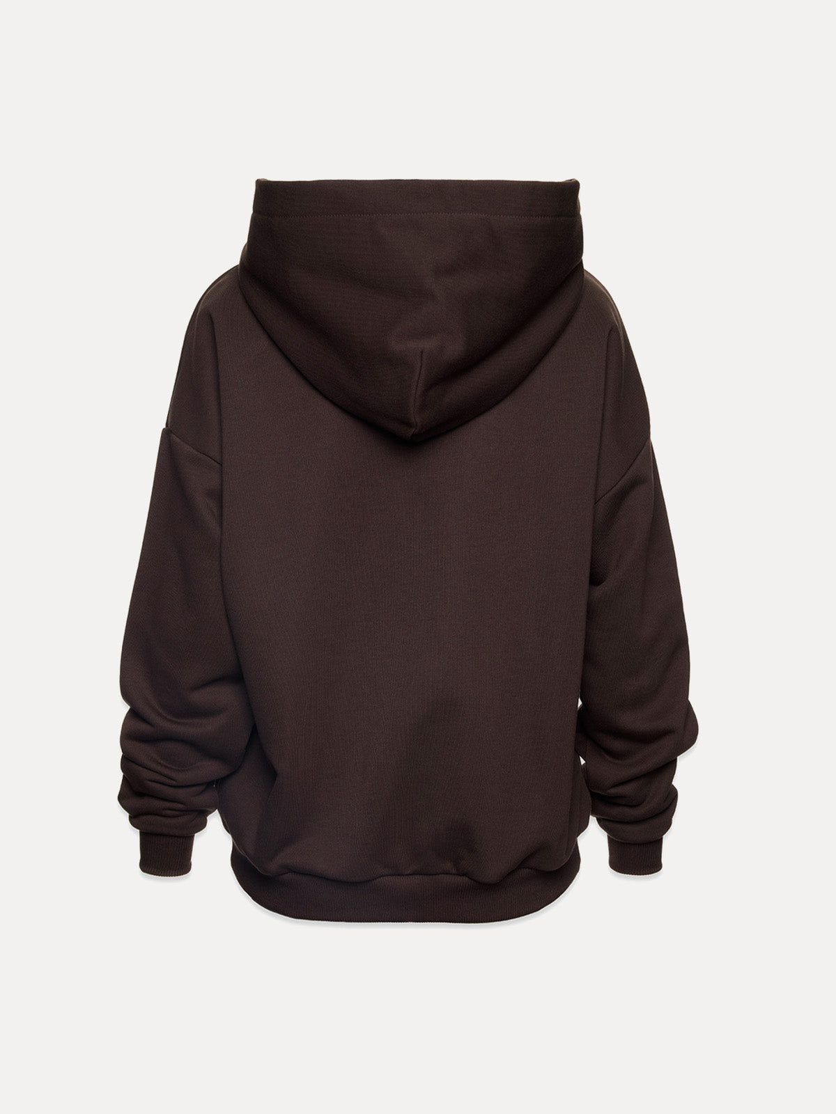 BLUZA Z KAPTUREM TRACK DARK CHOCOLATE
