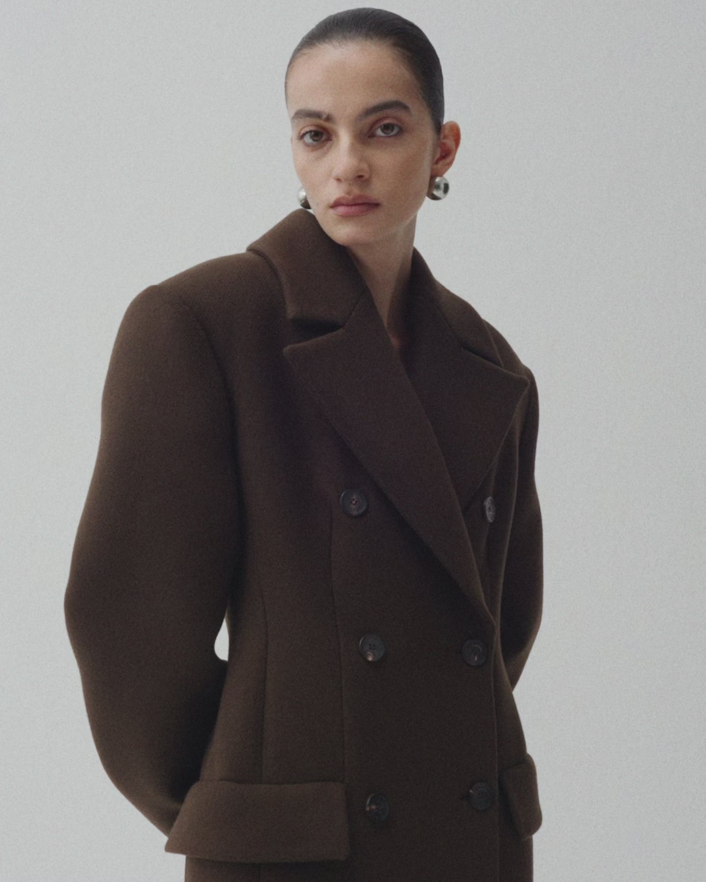 LUNA DARK CHOCOLATE COAT