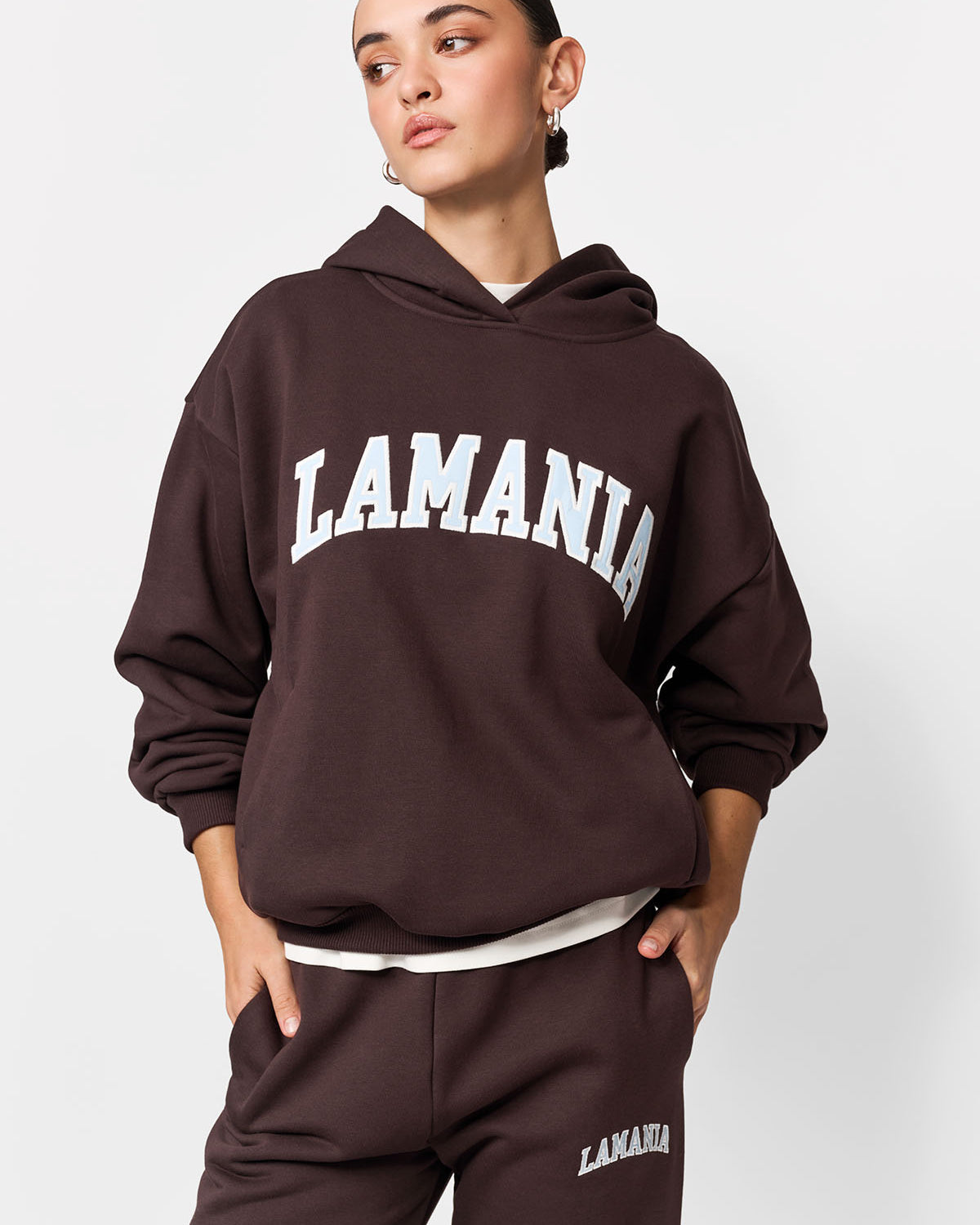 BLUZA Z KAPTUREM LOS DARK CHOCOLATE
