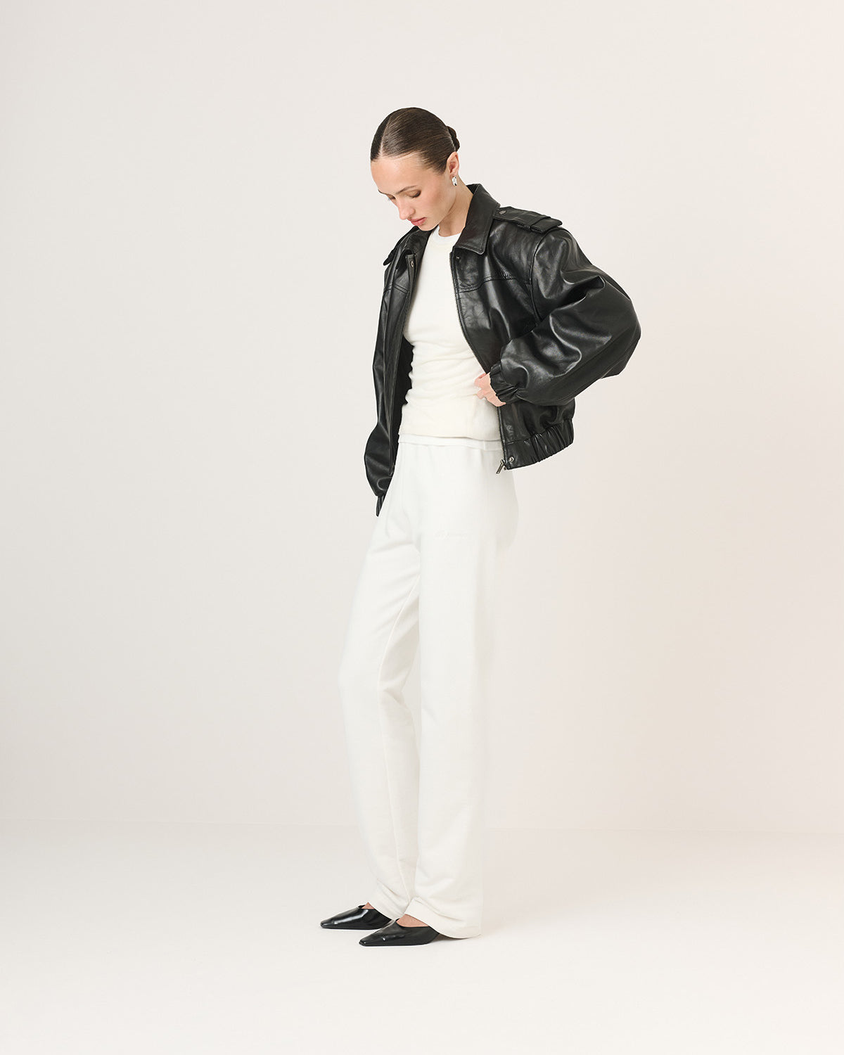 SPODNIE DRESOWE RAF WHITE