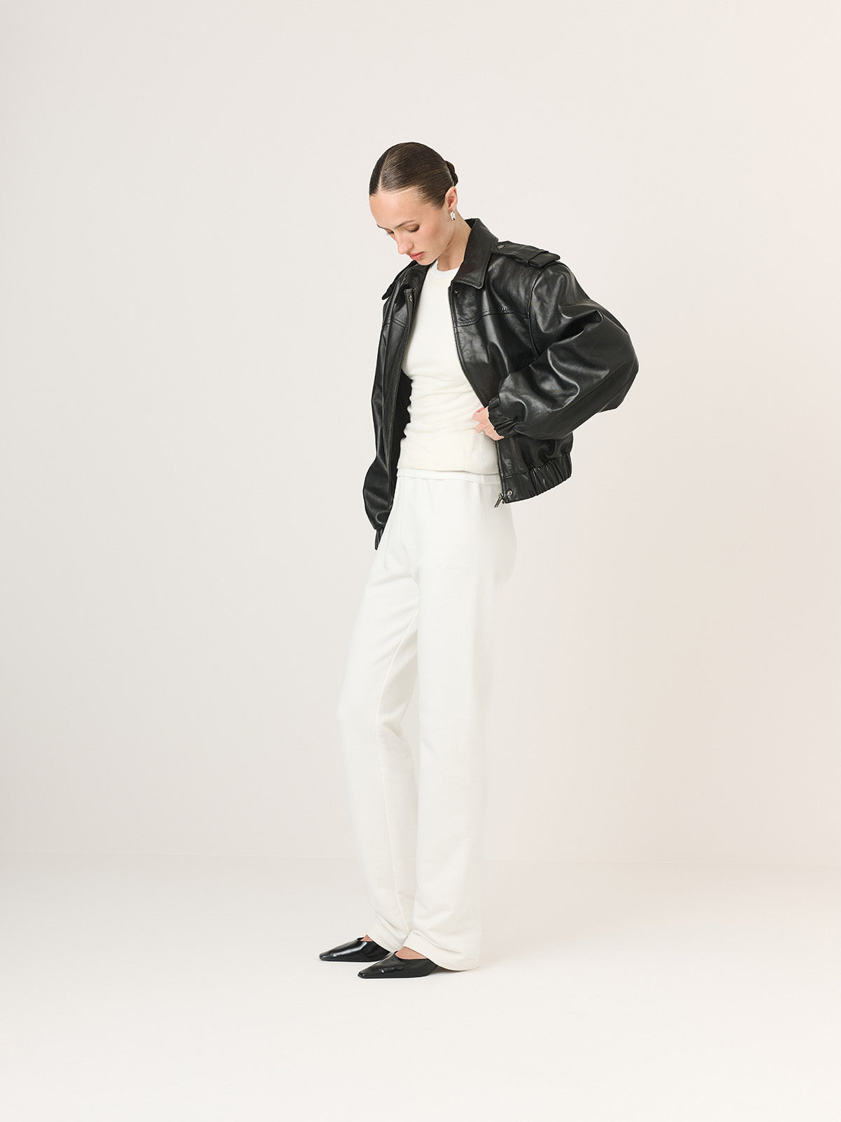 SPODNIE DRESOWE RAF WHITE
