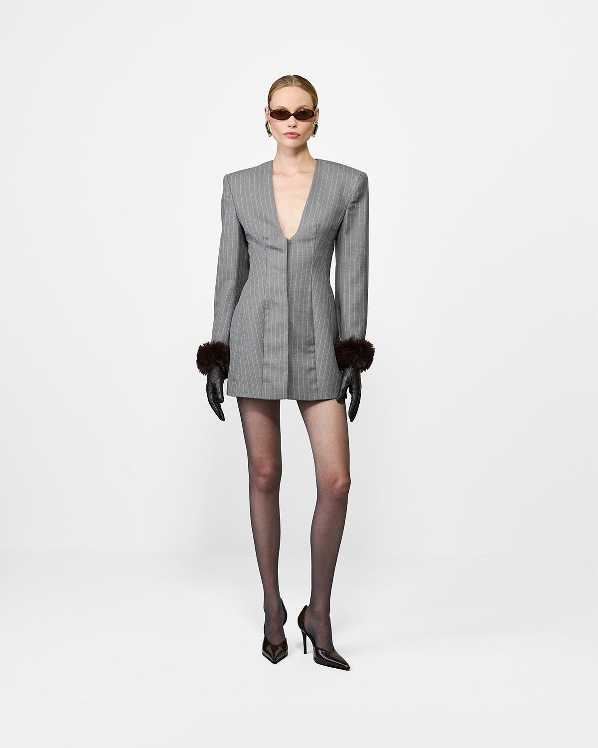 SUKIENKA MINI SELVIE GREY
