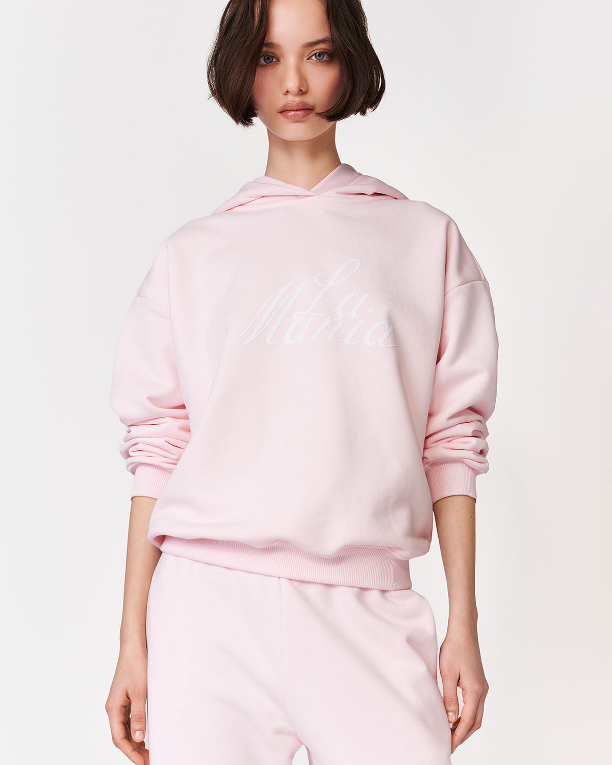 BLUZA Z KAPTUREM SYDNEY PASTEL PINK