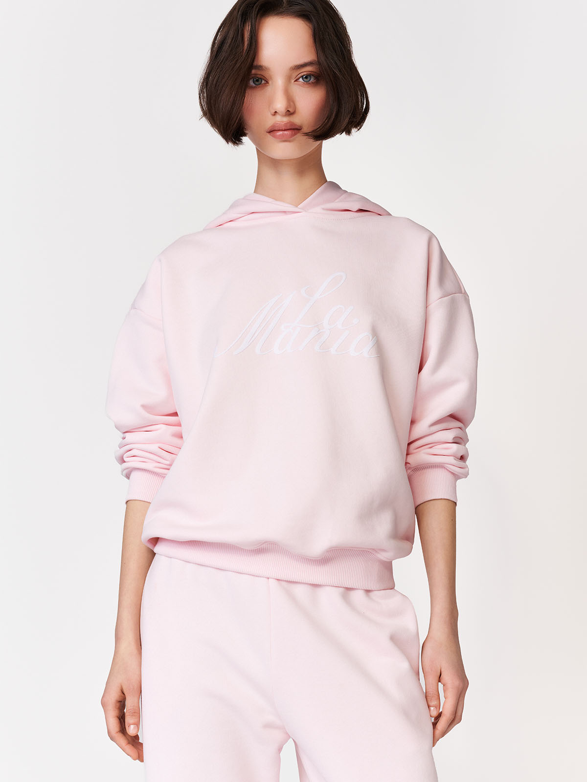 BLUZA Z KAPTUREM SYDNEY PASTEL PINK