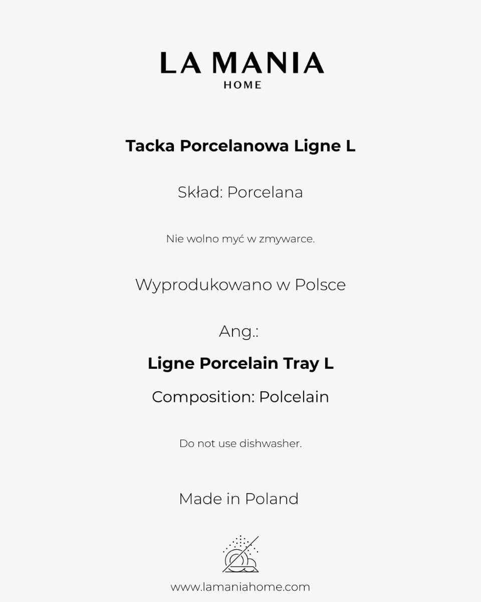 Tacka porcelanowa Ligne L