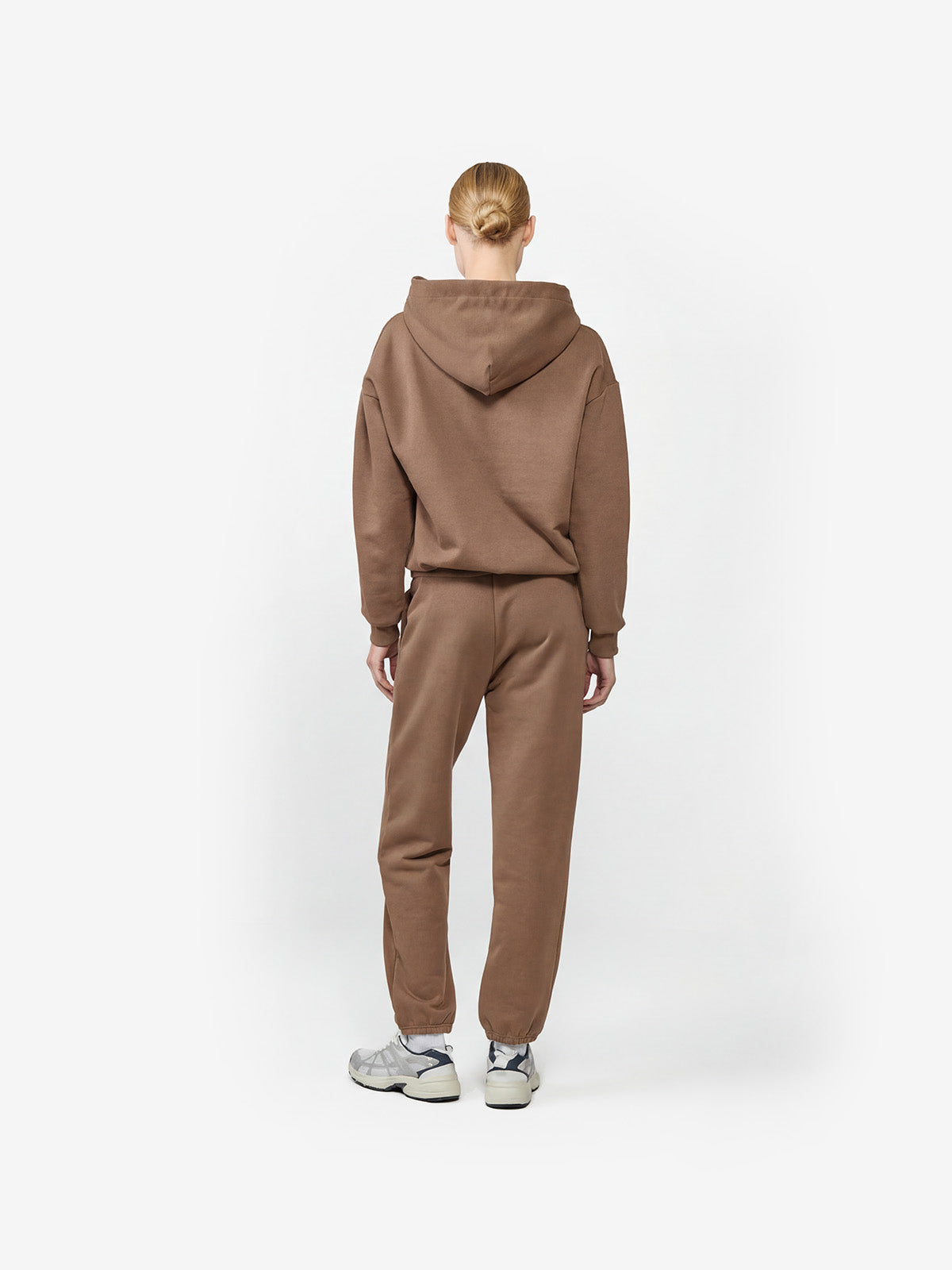 BLUZA Z KAPTUREM TRACK CARAMEL