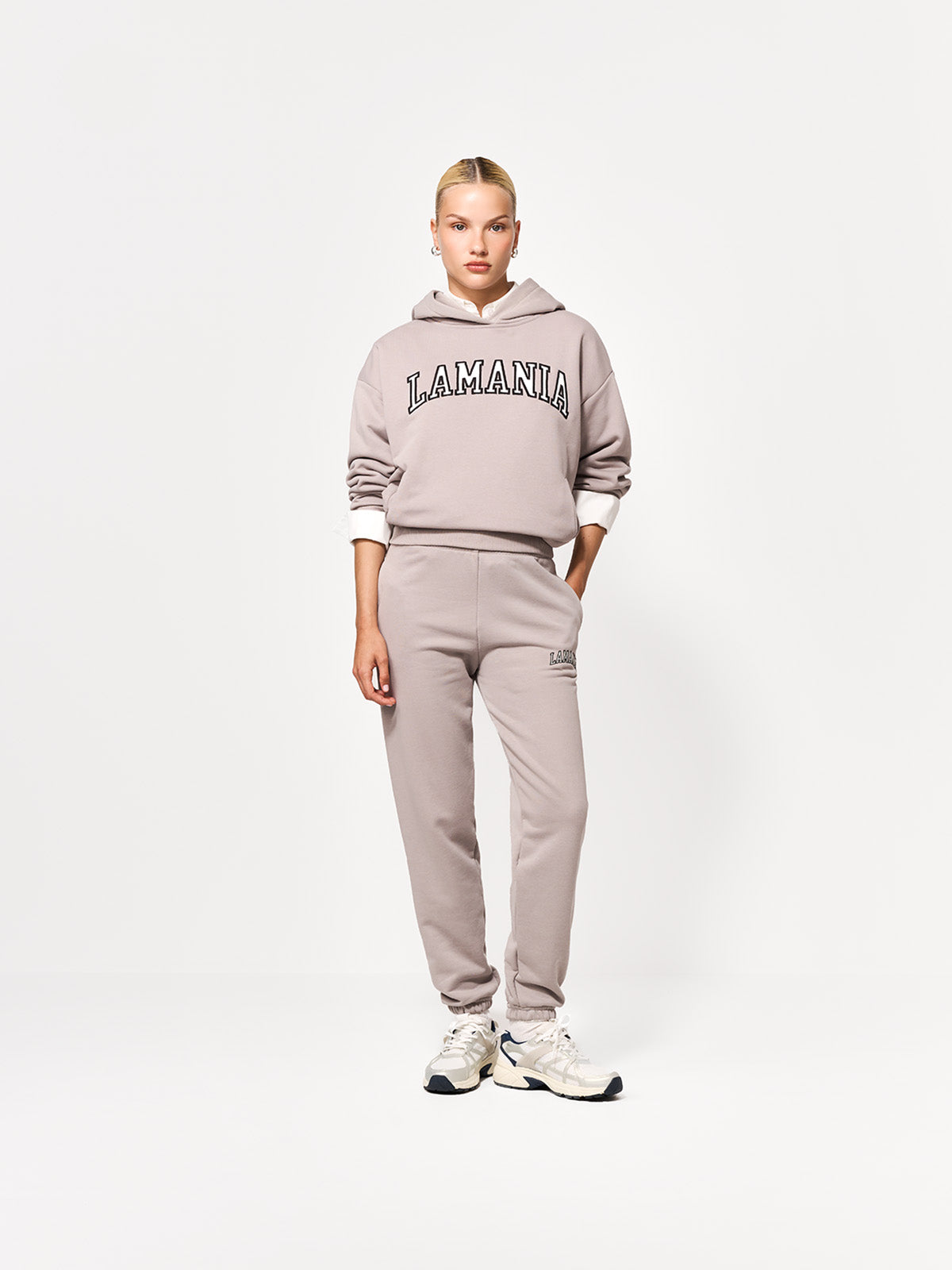 BLUZA Z KAPTUREM TWIN GREY
