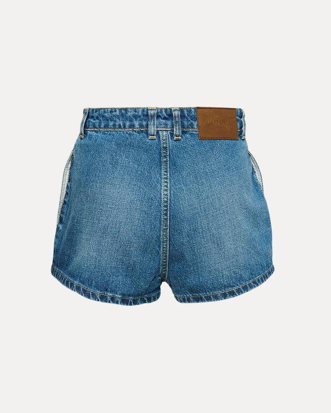 WALI BLUE DENIM SHORTS