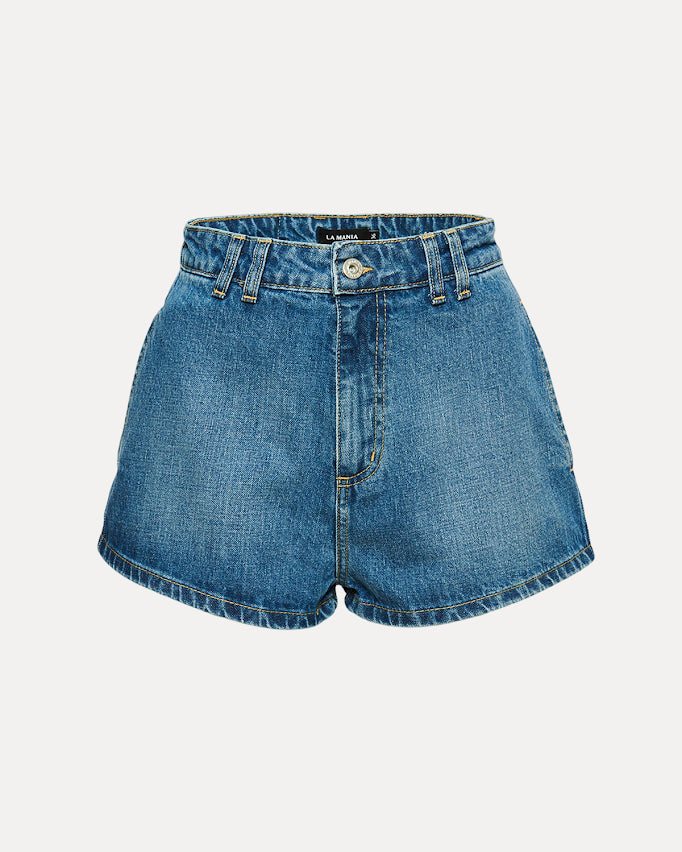 WALI BLUE DENIM SHORTS