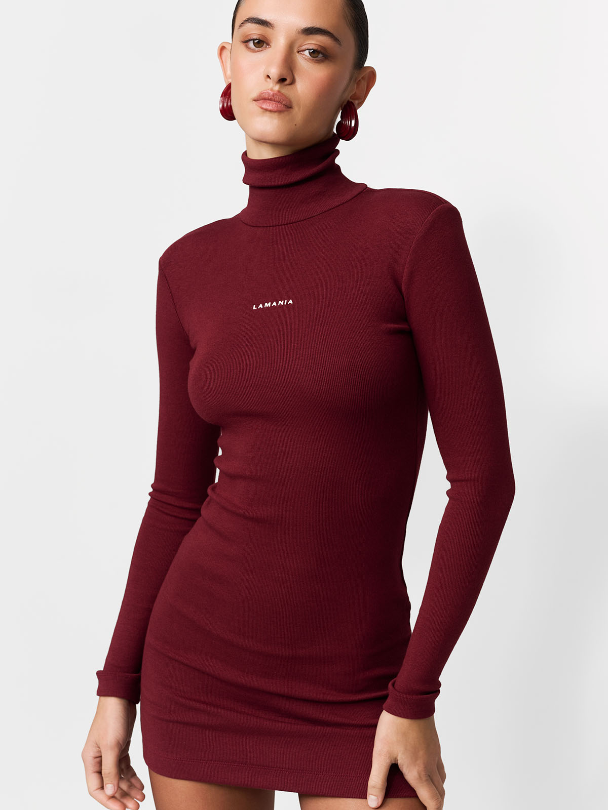 SUKIENKA MINI YOKO BURGUNDY