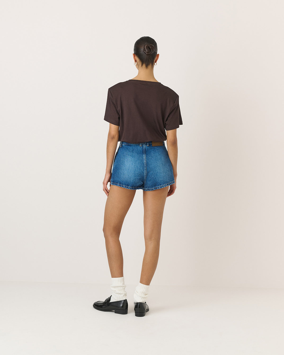 WALI BLUE DENIM SHORTS