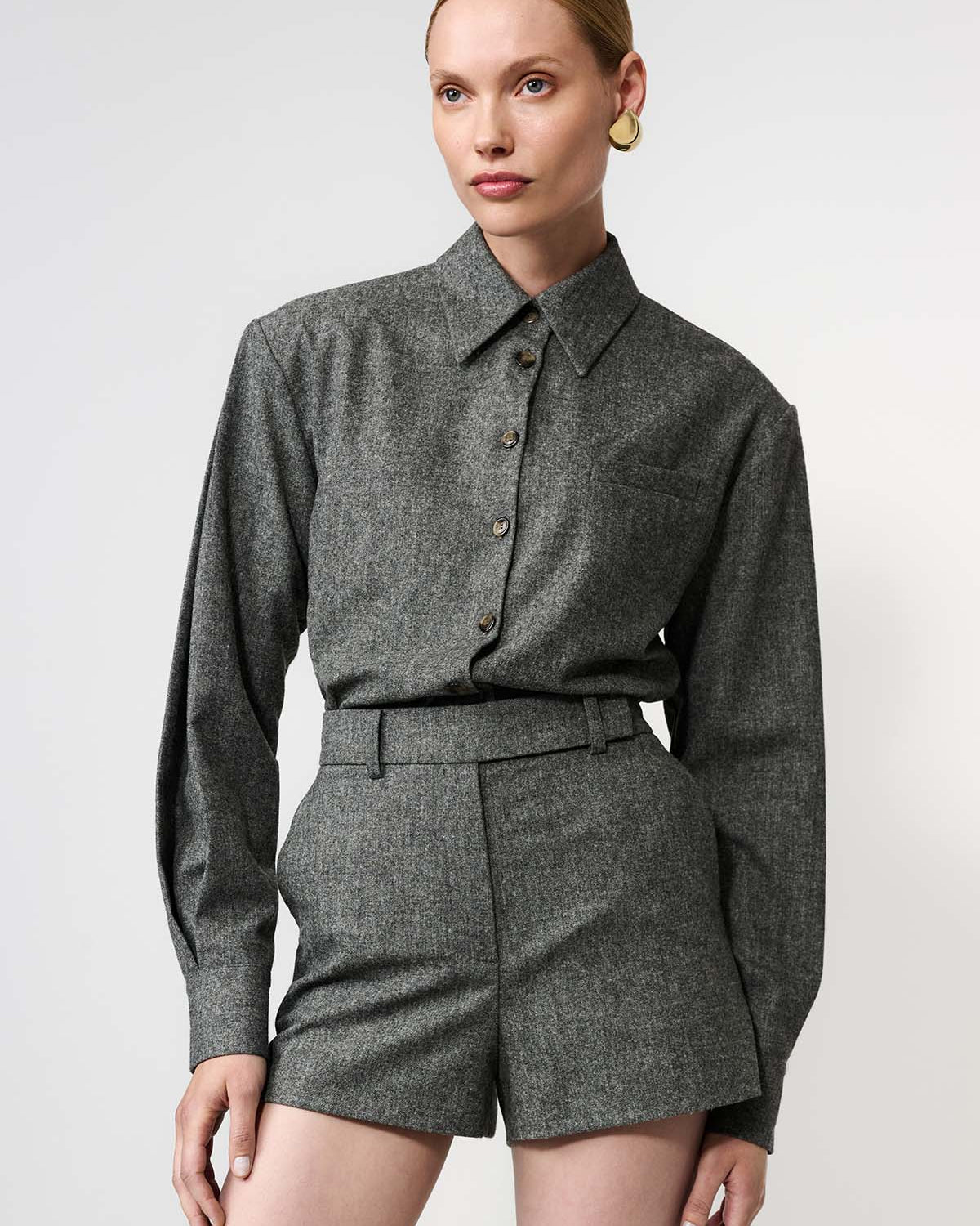 KOSZULA YOSE DARK GREY