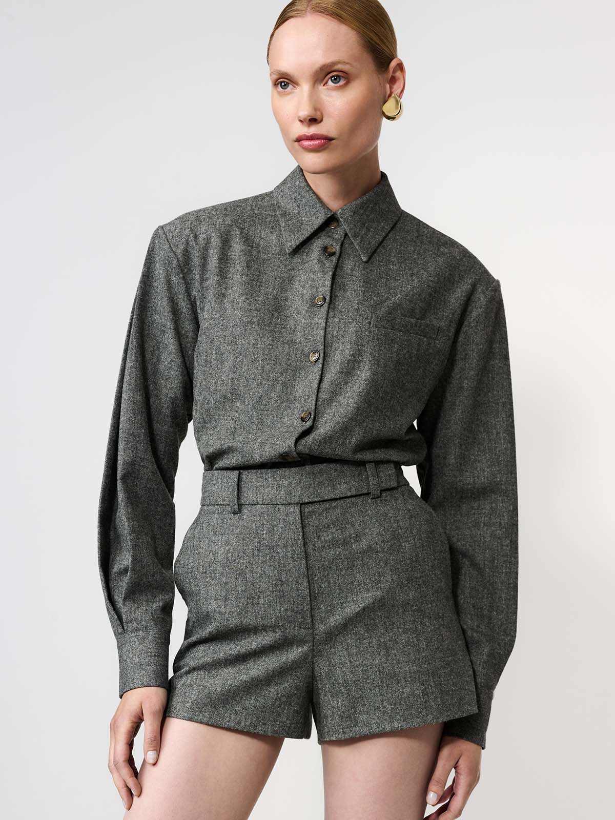 KOSZULA YOSE DARK GREY